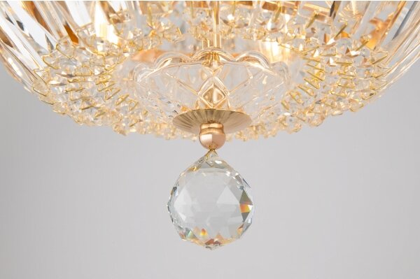 Plafonieră Maytoni DIA100-CL-12-G BASFOR 12xE14/60W/230V auriu