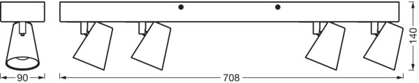 Spot LED Ledvance DECOR NEPTUNE LED/27W/230V