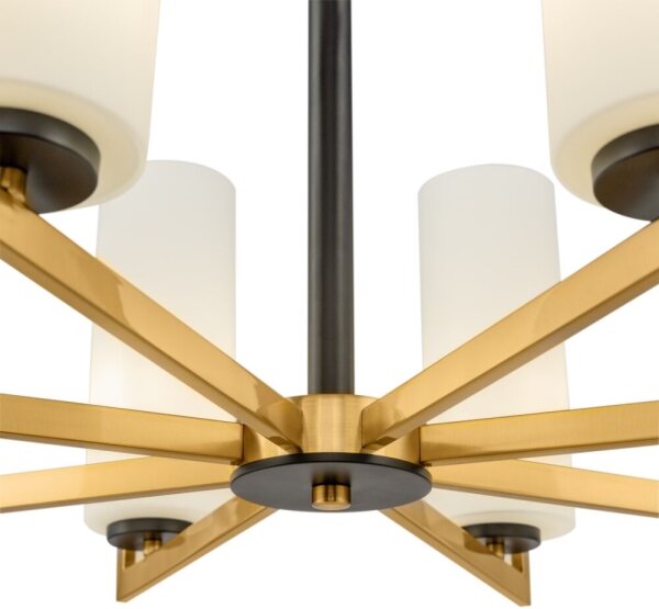 Lustră pe tijă Maytoni MOD089PL-08BS FORTANO 8xE27/40W/230V