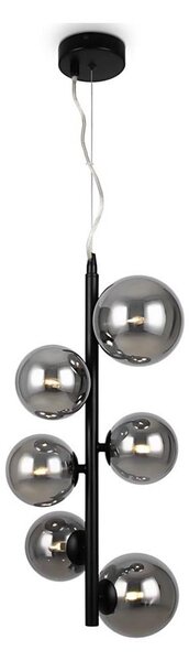 Lustră pe cablu Maytoni MOD545PL-06B DALLAS 6xG9/28W/230V negru