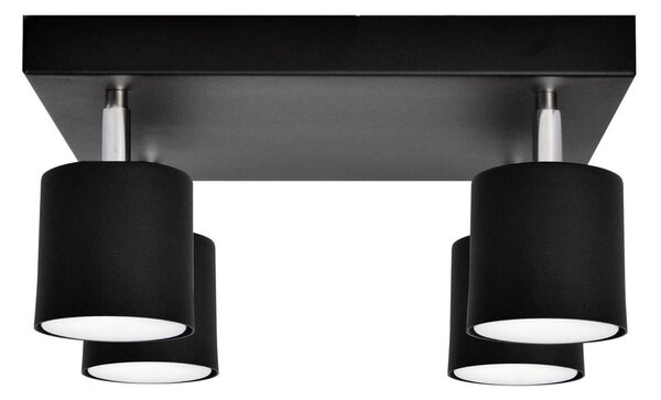 Spot PUNTA 4xGX53/10W/230V negru