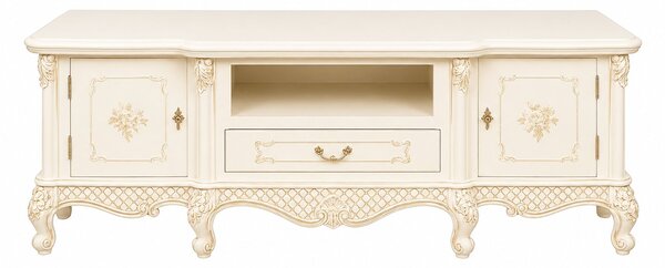 Comodă TV lemn masiv Edward, 176 × 45 × 67 cm - Standard