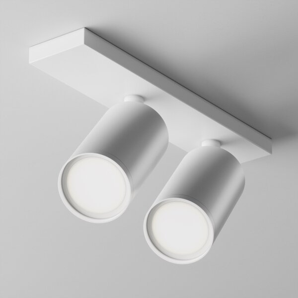 Maytoni FOCUS C051CL-U-2W - Spot aplicat 2xGU10/10W/230V, alb