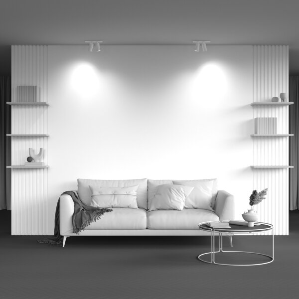 Maytoni FOCUS C051CL-U-2W - Spot aplicat 2xGU10/10W/230V, alb