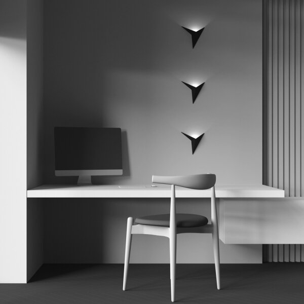 Aplică LED Maytoni C808WL-L3B TRAME LED/3W/230V negru