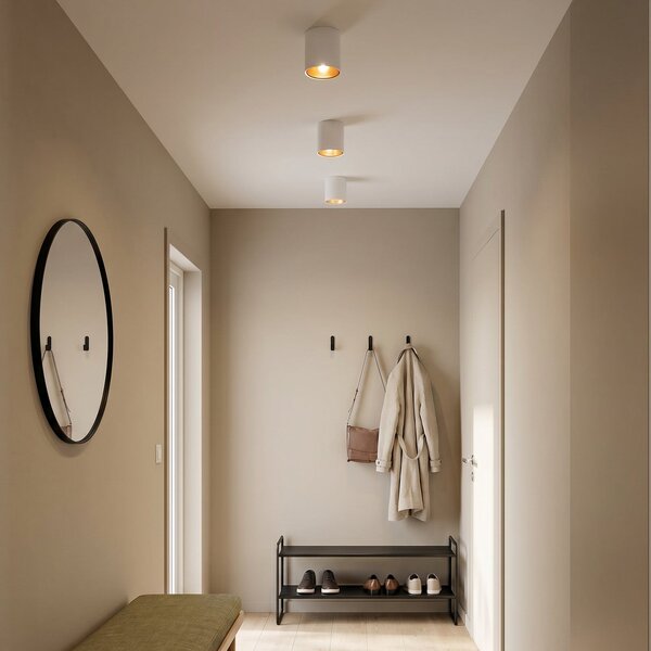 ORION Spot de plafon Starlight, rotund, alb, reglabil, Alb, Camera de zi / sufragerie, Metal, Modern