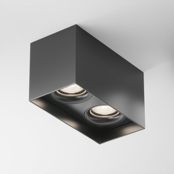 Spot Maytoni C015CL-02B SLIM 2xGU10/50W/230V negru