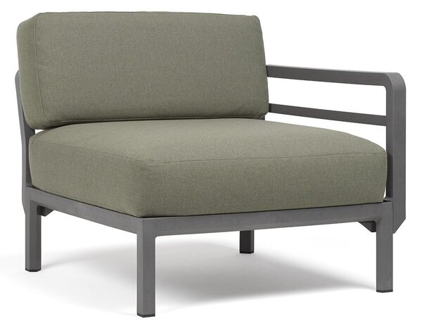 Maximo Elemento Terminale DX/SX - BASALTO timo Sunbrella®