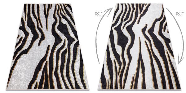 MIRO 52002.807 covor lavabil Zebră anti-alunecare - crem / negru