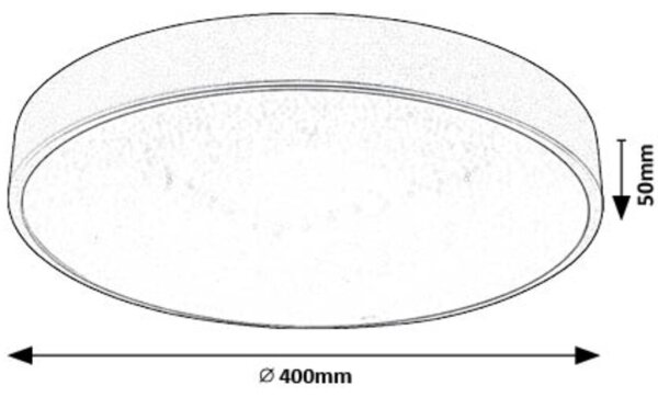 Plafonieră LED Rabalux 71135 OCTAV LED/24W/230V 4000K d. 40 cm