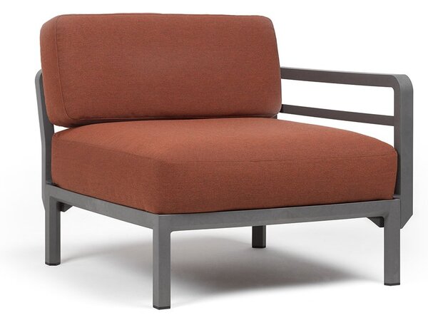 Maximo Elemento Terminale DX/SX - BASALTO cannella Sunbrella®