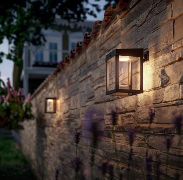 Philips CAMILL LED 1,4W 3,7V IP44 lampă solară de perete cu senzor