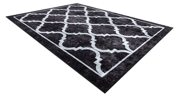 MIRO 51639.806 covor lavabil Trellis spalier anti-alunecare - negru