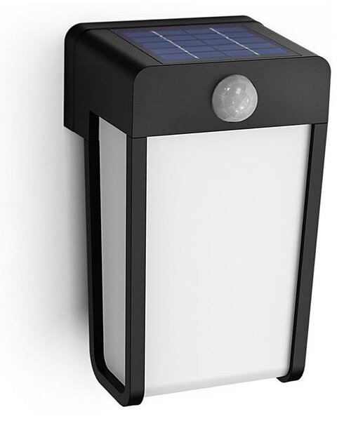 Philips SHROUD LED/2,3W/3,7V IP44 Lampa solară de perete cu senzor