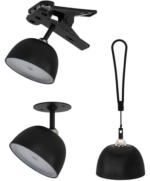 Lampă LED reîncărcabilă dimabilă de masă LED/3,5W/5V 3000/4000/6500K negru