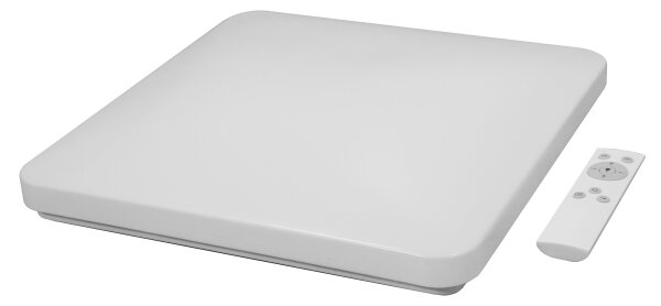 Brilagi-LED Corp de iluminat dimabil VELVET SQUARE LED/36W/230V Wi-Fi Tuya + telecomandă, maro