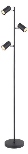 Lampadar Globo 57910SB ROBBY 3xGU10/5W/230V negru