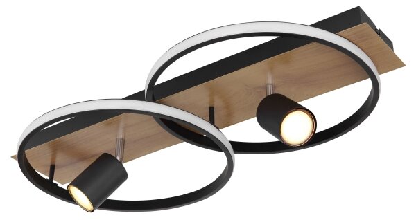 Plafonieră LED Globo 67309-36 DANNY 2xLED/18W/230V + 2xGU10/35W/230V