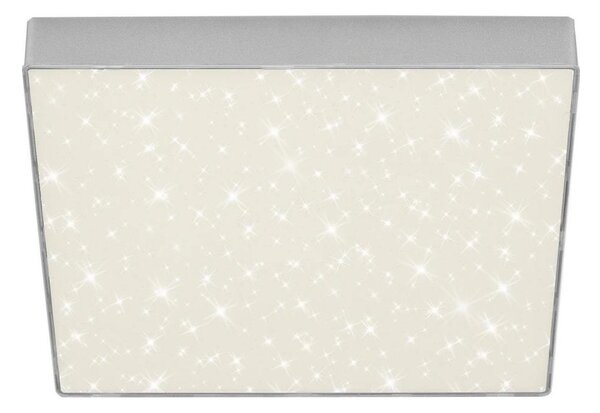 Plafonieră LED Briloner 7078-414 STAR SKY LED/21W/230V 28x28 cm argintiu