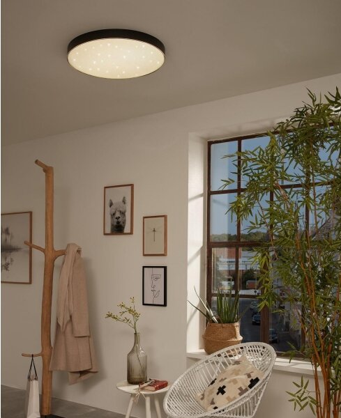 Plafonieră LED Briloner 7075-415 STAR SKY LED/24,5W/230V d. 38 cm negru