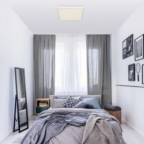 Plafonieră LED Briloner 7078-416 STAR SKY LED/21W/230V 28x28 cm alb