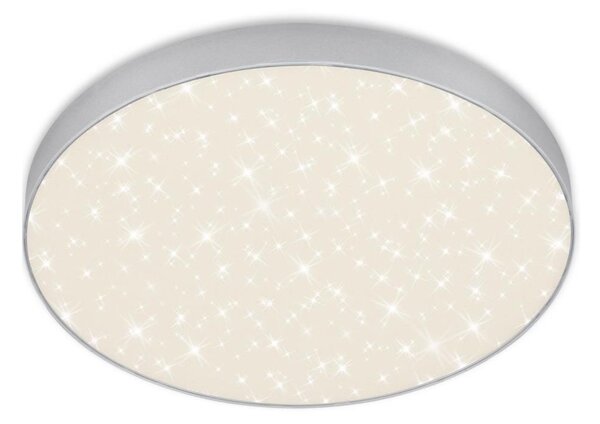 Plafonieră LED Briloner 7075-414 STAR SKY LED/24,5W/230V d. 38 cm argintiu
