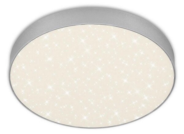 Plafonieră LED Briloner 7074-414 STAR SKY LED/21W/230V d. 28 cm argintiu