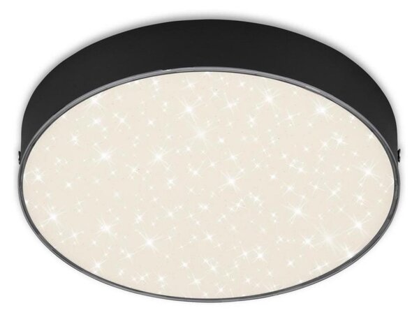 Plafonieră LED Briloner 7073-415 STAR SKY LED/16W/230V d. 21 cm negru
