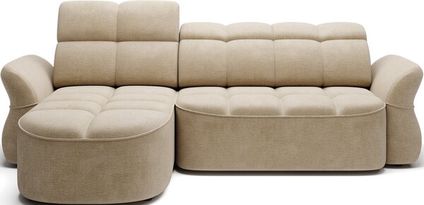Colțar lemn masiv extensibil Beneth 301×185 cm Personalizabil - Stânga, nube 20