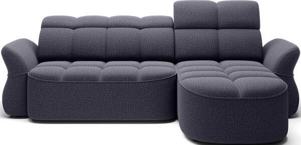 Colțar lemn masiv extensibil Beneth 301×185 cm Personalizabil - Dreapta, Space 40