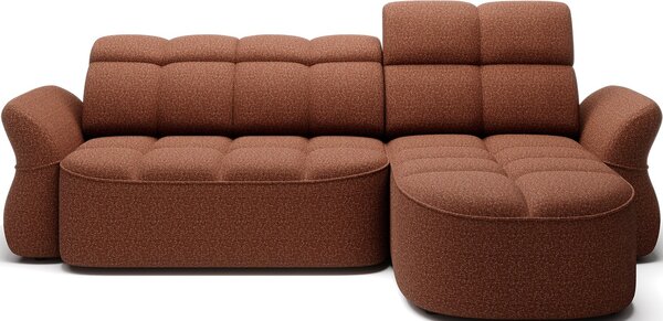 Colțar lemn masiv extensibil Beneth 301×185 cm Personalizabil - Dreapta, Breona 30