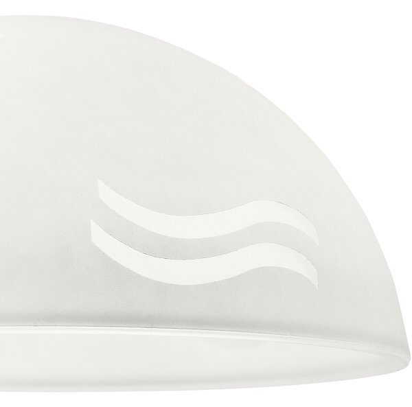 Abajur de rezervă din sticlă SFERA E27 140x300 mm alb
