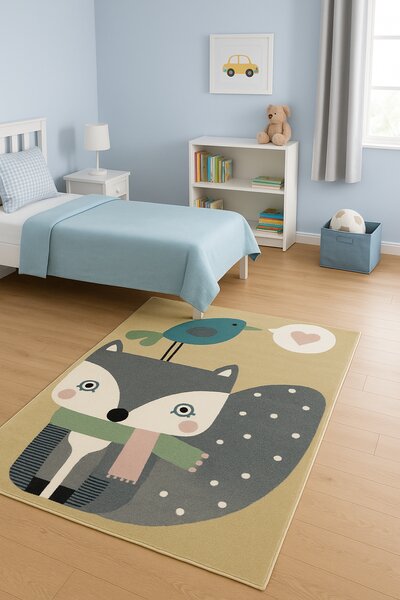 Covor Copii, Model Vulpita 18033, 120x170 cm 120x170