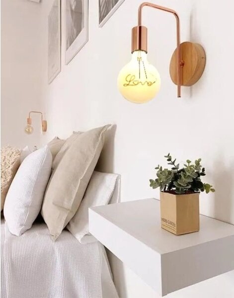 Bec LED FILAMENT VINTAGE LOVE G125 E27/2W/230V 2000K