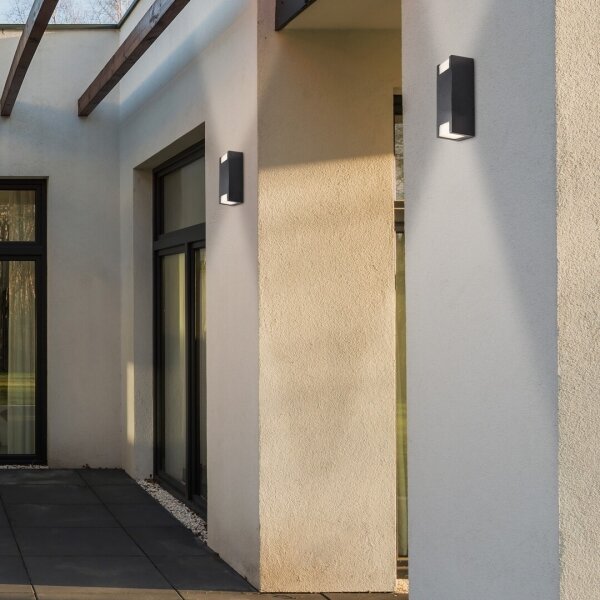 Aplică de exterior Rabalux 77055 CERNON 2xGU10/7W/230V IP44 negru