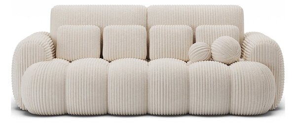Canapea lemn masiv extensibilă Cotona 256×119 cm Personalizabilă - Modullo 01