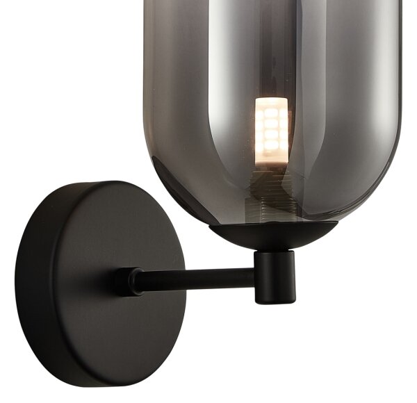 Lampă de perete ALIAS 1xG9/8W/230V negru/gri