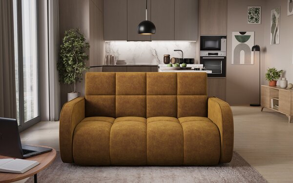 Canapea lemn masiv extensibilă Deverin 154×103 cm Personalizabilă - poco 10