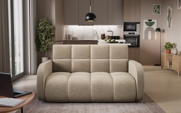 Canapea lemn masiv extensibilă Deverin 154×103 cm Personalizabilă - poco 10