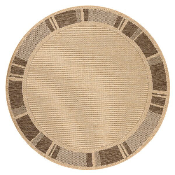 Covor sisal Floorlux rotund 20195 mais si coffee