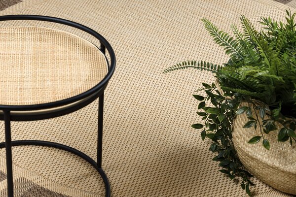 Covor sisal Floorlux rotund 20195 mais si coffee