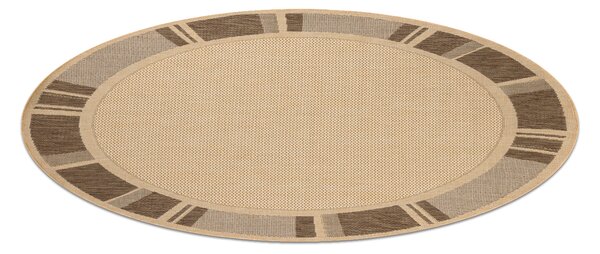 Covor sisal Floorlux rotund 20195 mais si coffee