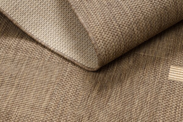 Covor sisal Floorlux 20079 coffee si mais