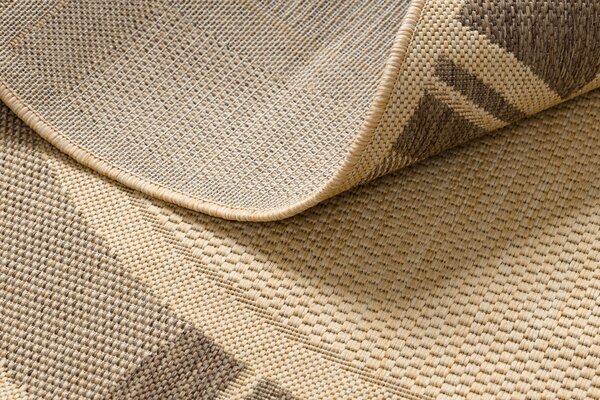 Covor sisal Floorlux rotund 20195 mais si coffee