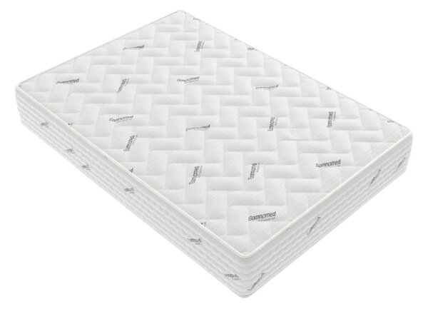 Saltea Model S10, Arcuri si Spuma cu Memorie, Inaltime 30 cm, Husa tratament antiacarieni - 140x200cm