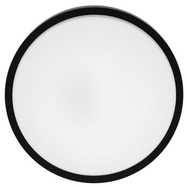 Plafonieră LED pentru baie Ecolite W3090-18W/CR LIRA LED/18W/230V IP44 negru
