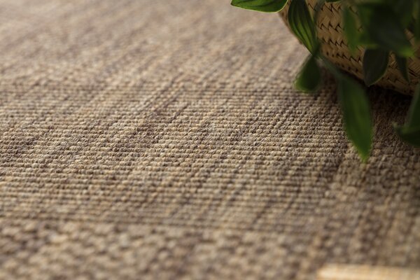 Covor sisal Floorlux 20079 coffee si mais