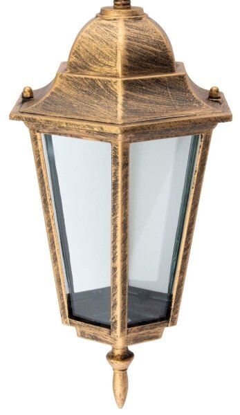 Lustră de exterior pe lanț 1xE27/60W/230V aurie IP44