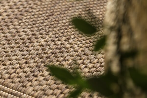 Covor sisal Floorlux 20079 coffee si mais