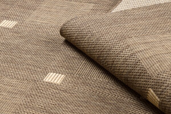 Covor sisal Floorlux 20079 coffee si mais
